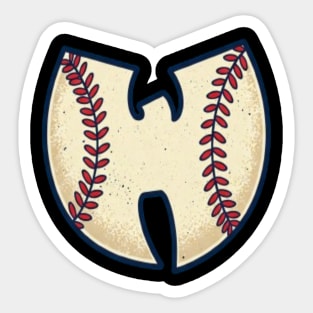 Wu-Tang Baseball Tee - Clan's Grand Slam Style Sticker